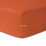 Nwt Yves Delorme Triomphe King Fitted Sheet 75X85" Coral Orange Sateen France. Fixed Price $239.99.