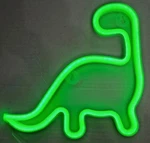 Dinosaur Neon Style Sign Led Light Wall Decoration Room Super Cute Green. Fixed Price $15.99.