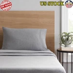 Queen Extra Soft Jersey Bed Sheet Set 4 Pieces Breathable Cozy Machine Washable. Fixed Price $46.45.