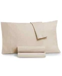 Tranquil Home Sheet Set Queen Natural Cotton Linen With Pillowcase 4-PIECE BED12. Fixed Price $130.00.