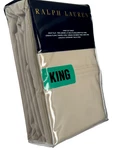 Ralph Lauren Rl 464 Solid Cotton Percale King Flat Sheet Pale Flannel $145. Fixed Price $58.00.