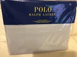 Polo Ralph Lauren Blue White Oxford Stripe Twin Sheet Set Nwt 100% Cotton Preppy. Fixed Price $59.95.
