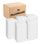 Lulworth Pillowcases (case 72), White, 20X30, Soft Bedding, 180 Thread Count. Fixed Price $159.99.