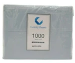 Comfy 100% Egyptian Cotton 4-PIECE Set 1000TC (light Blue, King). Fixed Price $71.95.
