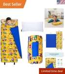 Kids Nap Cozy Sleep Mattress With Pillow For School Travel. Fixed Price $95.69.