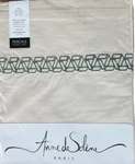 Anne De Solene Paris King Flat Sheet Tropical Beige 100% Cotton Percale Nwt. Fixed Price $80.00.