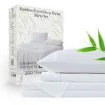 Inc. Deep Pocket Queen Set, Rayon Derived From Bamboo Bedsheets, 300 .... Fixed Price $135.80.