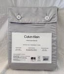 Pc Calvin Klein 400 Tc Wrinkle Resistant & Durable Grey Queen Sheet Set Nip. Fixed Price $135.15.