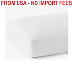 Classic Cool Cotton Percale Fitted Bed Sheet - White, Twin. Fixed Price $24.64.