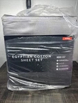 Simply Vera Egyptian Cotton 800 Thread Count Queen Sheet Set Charcoal Solid. Fixed Price $75.00.