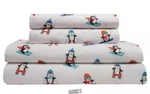Holly Jolly Microfiber Skiing Penguins Sheets Queen Pillowcase Holiday Christmas. Fixed Price $29.74.