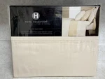 Hotel Collection Queen Flat Sheet 100% Egyptian Cotton 600 Thread Count Ivory. Fixed Price $54.00.