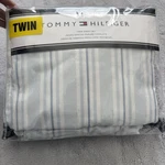 Tommy Hilfiger Twin Sheet Set Blue White Stripe 3 Piece. Fixed Price $39.99.