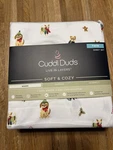 New Cuddl Duds Microfiber 3 Piece Twin Size Sheet Set Vintage Christmas Dogs. Fixed Price $29.99.