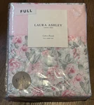 New Laura Ashley Full Size Aveline Pink Floral Sheet Set - 100% Cotton Percale. Fixed Price $65.00.