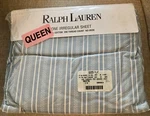 Ralph Lauren Astrid Stripe Queen Flat Sheet. Fixed Price $75.00.