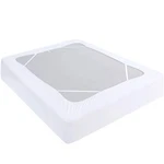 Box Spring Cover Queen Size Elastic Fabric Wrap Around 4 Sides Bed Skirt Sleek. Fixed Price $20.01.