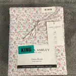 Nwt Laura Ashley Percale Sheet Set King Evie Floral Pink 4 Pc Cottage Farmhouse. Fixed Price $79.00.