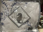 Waterford Linens Emerson Elegant Rod Window Treatment Valance - Blue Ivory Nwt. Fixed Price $39.95.
