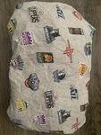 Pottery Barn Teen Nba Western Conference Gray Basketball Logo Fitted Sheet Twin. Fixed Price $23.95.