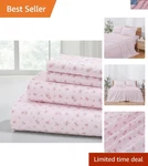 Silky Soft Microfiber And Wrinkle Free Sheets - Luxurious Bed. Fixed Price $37.95.