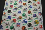 New Vtg Nfl Football Helmet Sheet Afl Nfc Bedding 1995 90S Full Bibb 7625VT. Fixed Price $49.99.
