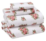 Ruvanti Flannel Queen Size - 100% Cotton Double Brushed Bed Sheets, Deep. Fixed Price $71.98.