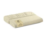 Ivory Washed Cotton Percale King Size Fitted Sheet Deep Pocket 78X80+14 Inch. Fixed Price $46.61.