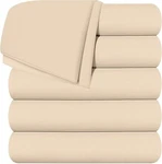 Pack 6 Flat Sheets Brushed Microfiber Hotel Quality Utopia Bedding. Fixed Price $54.49.