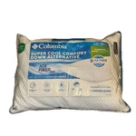 Columbia Comfort Ice Fiber Back Stomach Sleeper Pillow Standard/queen White. Fixed Price $42.95.