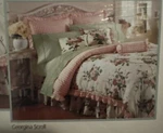 Nip Waverly Garden Room Sheets Twin Bed Set Georgina Scroll Floral U.s.a.. Fixed Price $65.00.