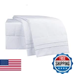 Clara Clark Supreme 1500 5PC Bed Sheet Set Split King White. Fixed Price $143.08.