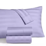 Brand New Pale Lilac Stripe Charter Club Damask 550 Tc Cotton Queen Sheet Set. Fixed Price $169.97.