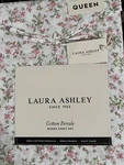 Laura Ashley Queen Sheet Set 100% Cotton Percale Floral Dianes Ditsy Pink New. Fixed Price $49.00.