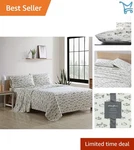 King Flannel Sheets Cotton All-season Soft Bedding Set Includes Pillowcases. Fixed Price $82.98.