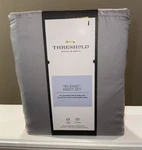 Threshold Tri-ease 500 Thread Count Sheet Set (twin Xl) (light Grey). Fixed Price $22.00.