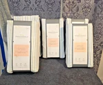 Threshold Ultra Soft Flat Sheet Sets 100% Cotton 300 Thread Blue White Stripes. Fixed Price $13.99.