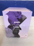 Purple Softstretch Sheets Set King/cal Stormy Grey New With Box. Fixed Price $249.99.