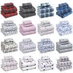 100% Cotton Flannel Sheet Set Deep Pockets Breathable Warm 170 Gsm Cozy Soft. Fixed Price $69.99.