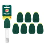 Scotch-brite Heavy Duty Dishwand Kit, Includes 1 & 7 Refill Pads, Keep Hand. Fixed Price $30.00.