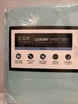 Cgk Unlimited King Size 4-PIECE Luxury Sheet Set Ultra Soft Spa Light Blue. Fixed Price $32.00.