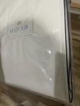 $375 Matouk Nwt 1PC F/q Flat Sheet 520TC Cotton Percale Bryant Navy. Fixed Price $159.00.