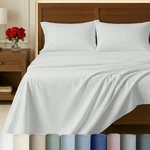 100% Egyptian Cotton Bed Sheets Queen Size Set - Certified Authentic Luxury D.... Fixed Price $147.86.