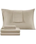 Dawson 1000-THREAD Count Cotton Blend 6-PC. Sheet Set, King Tan. Fixed Price $45.50.