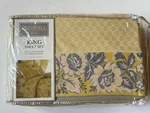 New Croscill King Flat Deep Fitted Sheet Set Pillowcases Josephine Yellow Floral. Fixed Price $249.95.