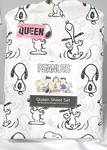 Peanuts Snoopy All Over Berkshire Home Black & White Queen 4-PIECE Sheet Set. Fixed Price $48.00.