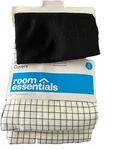 Room Essentials Body Pillow Covers - Black/white 20 X 52 In Pk. Fixed Price $8.93.