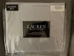 Ralph Lauren - Oxford Blue/white Stripes Queen Sheet Set 4 Pc. Fixed Price $129.00.