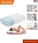 Cooling Gel Memory Foam 1-PACK Standard Size Bed Pillows For Sleep.... Fixed Price $81.16.