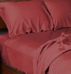 Bedvoyage Rayon From Bamboo Full Sheet Set, Cayenne. Fixed Price $92.00.